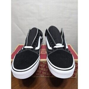 Vans Old Skool Black White Men's 9.5 VN000D3HY28 Classic Skate Shoes NIB